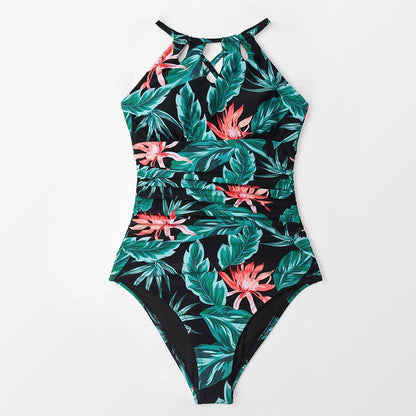 Monokini estilo halter | Tropical *